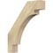 Ekena Millwork 4"W x 22"D x 26"H Merced Rough Sawn Knee Brace, Douglas Fir BRC04X22X26MRC00RDF - alternate 1